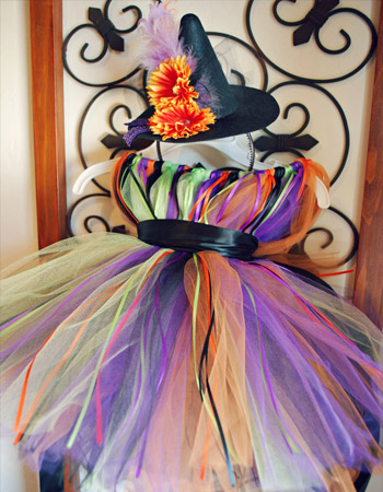 оригинальный наряд из фатина