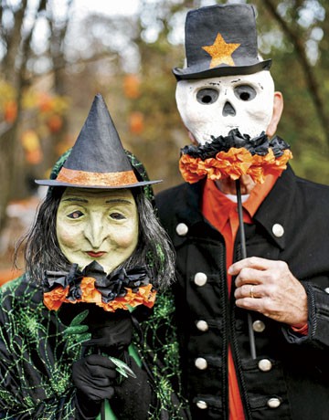 Ретро образы на Хэллоуин в фото