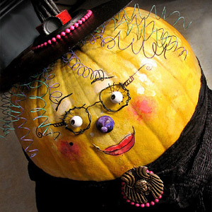 кукла из тыквы