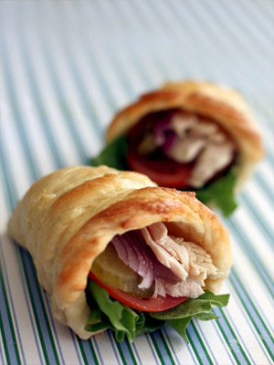 выпечка в форме рожков