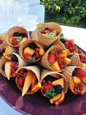 вафельные сладкие рожки 