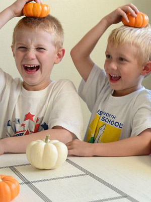 тыковки на голове