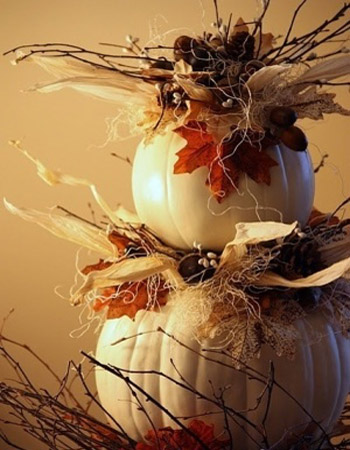 тыква-снеговик