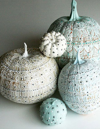 тыква в ажурном одеянии