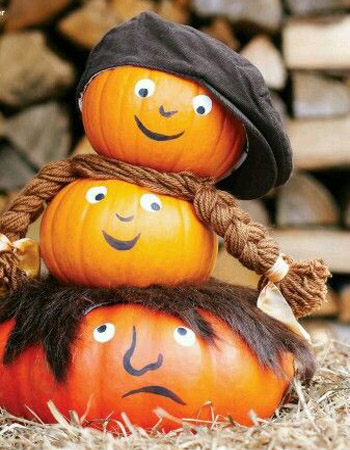 Тыква для Хэллоуина: 10 потрясающих образов, которые можно создать своими руками!