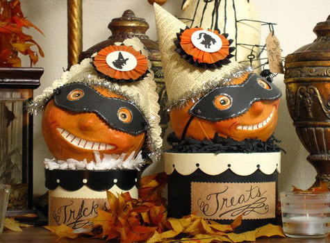 тыква в волшебном колпаке