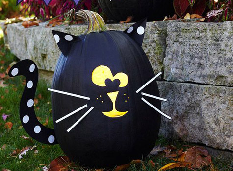 тыква-черная кошка