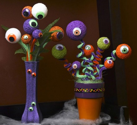 букет из конфет на Хэллоуин