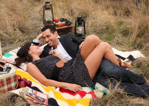 пикник в саду