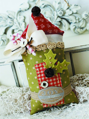 Рождественская подушка