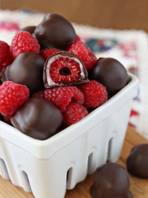 малина в шоколаде