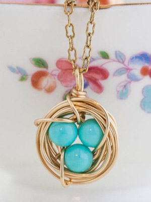 кулон гнездышко