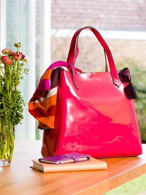 розовая сумка