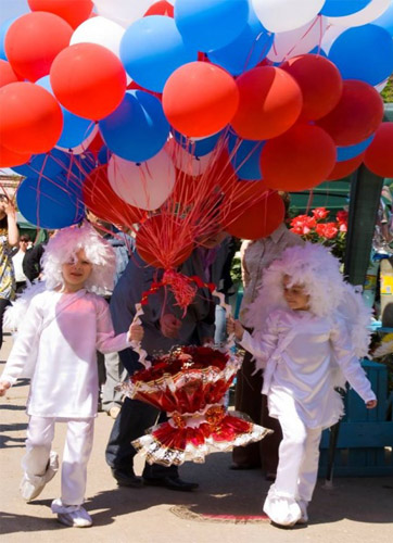 корзина с цветами