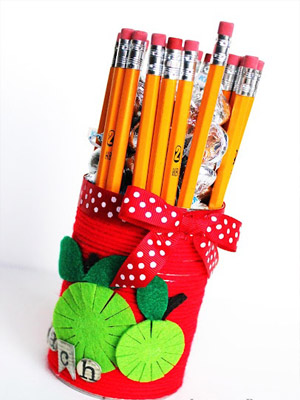 войлочный яркий стаканчик