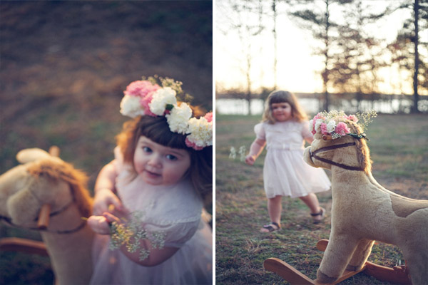 девочка с конячкой