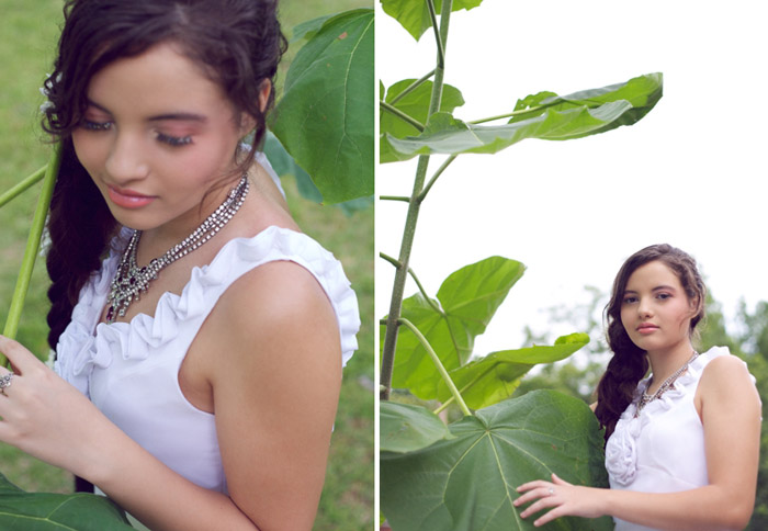 качалась на огромных листах