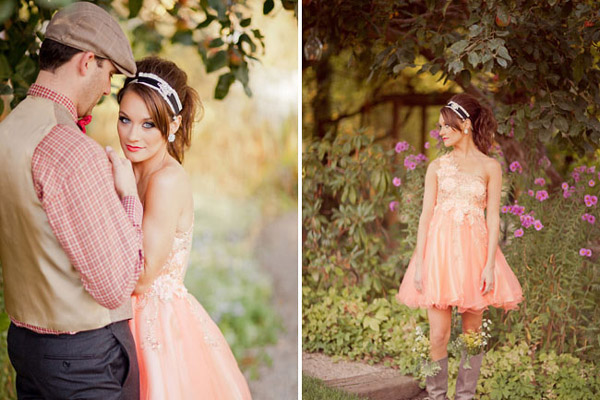 пара в саду