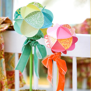 бумажные ветрячки 