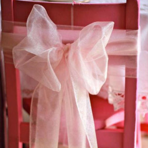 розовый бант