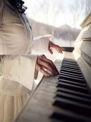 игра на пианино