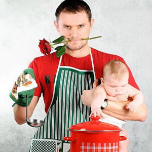 мужчина на кухне