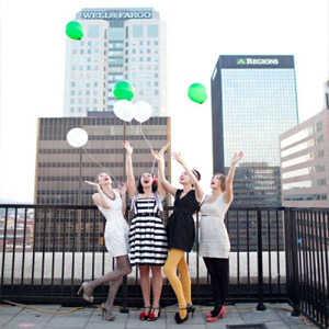 Девичник на крыше небоскреба