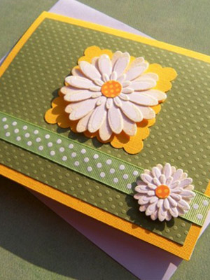 «цветочная» открыточка 