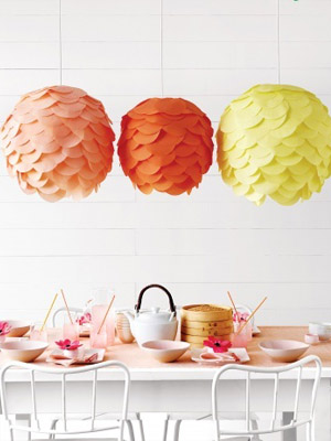 бумажные шары  