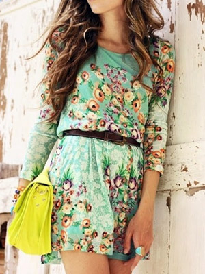 цветочный принт