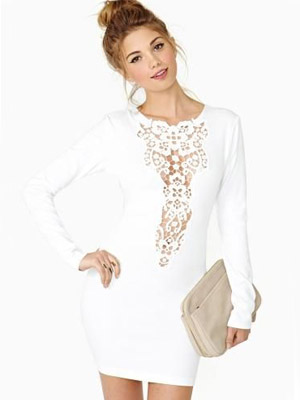 белое платье