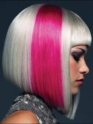 яркие волосы