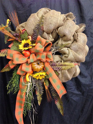 Венок на входную дверь