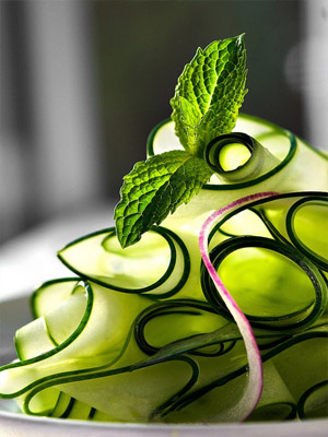 зеленый салат