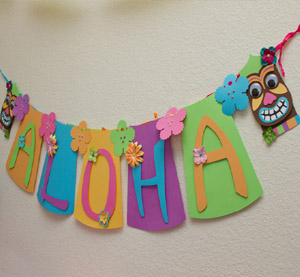 надпись алоха