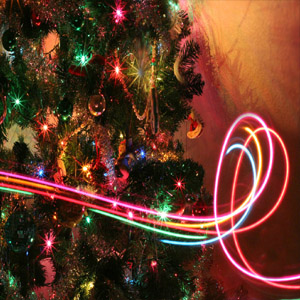 новогодние огни