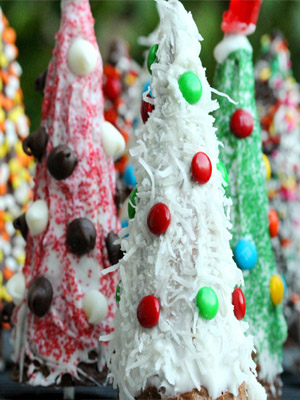 новогодние трубочки