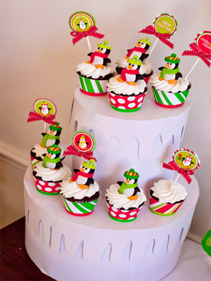 кексы пингвины