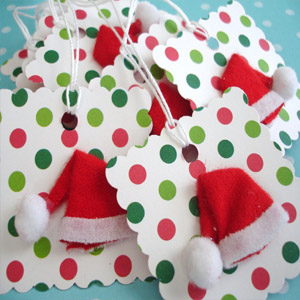 открытка новогодний колпак