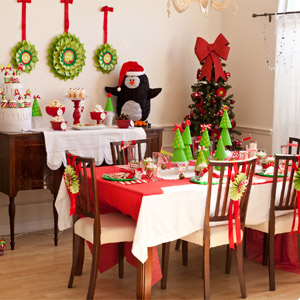 декор комнаты по-новогоднему