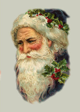 дед Мороз в синем