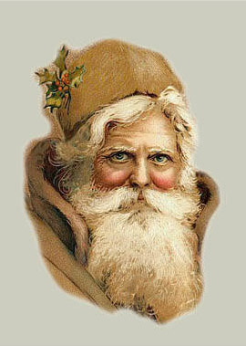 дед Мороз в коричневом