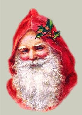 дед Мороз в капюшоне