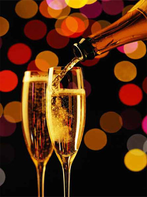 новогоднее шампанское