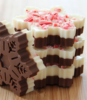 мятные снежинки своими руками