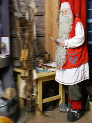 Санта Клайс дома