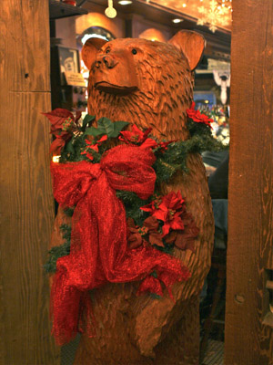 чучело медведя 