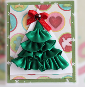 Как сделать рождественскую открытку своими руками?