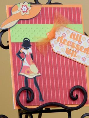 новогодняя открытка для девочек