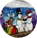 Новогоднее граффити